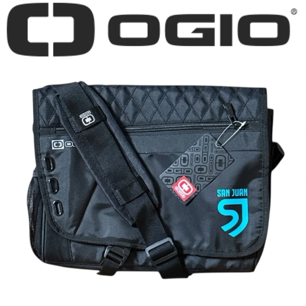 OGIO BLACK VAULT MESSENGER LAPTOP SHOULDER BAG **NWT**